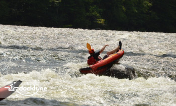 Sacandaga Outdoor Center boat rental operation on Hadley, NY 2
