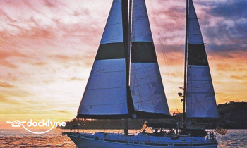 Sunset KIdd Sailing Charters boat rental operation on Santa Barbara, CA 2
