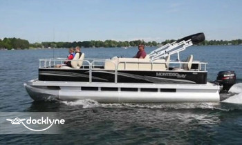 Hayward WI Pontoon Rentals boat rental operation on , WI 1
