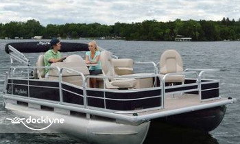 Hayward WI Pontoon Rentals boat rental operation on , WI 3