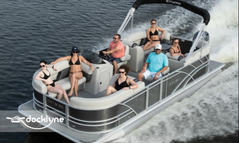 Northwoods Pontoon Rentals boat rental operation on Boulder Junction, WI 2