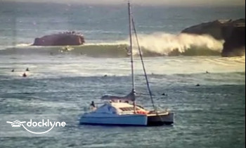 Santa Cruz Catamaran boat rental operation on Santa Cruz, CA 5
