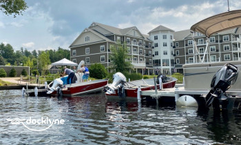 HK Waterfront Boat Rentals boat rental operation on Saranac Lake, NY 1