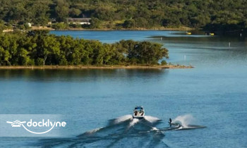 Wallys Watersports boat rental operation on Mico, TX 1