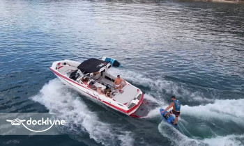 Nauti Boat Charters boat rental operation on Austin, TX 2