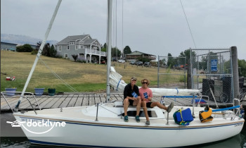 Go Sail Flathead Lake, MT boat rental operation on Dayton, MT 1