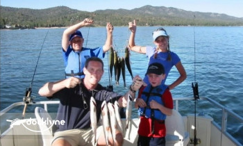 Big Bear Charter Fishing boat rental operation on Big Bear Lake, CA 2