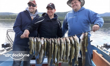 Lake Roosevelt Fishing Charters boat rental operation on Hunters, WA 1