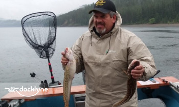 Lake Roosevelt Fishing Charters boat rental operation on Hunters, WA 2