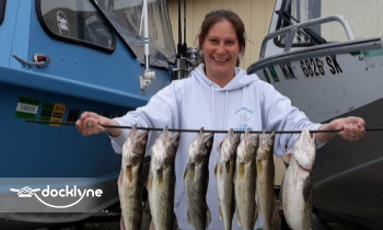 Lake Roosevelt Fishing Charters boat rental operation on Hunters, WA 3