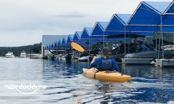 Kayak Coeur d'Alene boat rental operation on Coeur d'Alene, ID 8