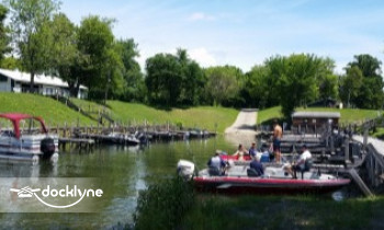 Sugar Point Resort boat rental operation on Federal Dam, MN 2