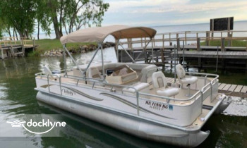 Sugar Point Resort boat rental operation on Federal Dam, MN 5
