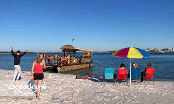 Hammock Time Tiki Tour boat rental operation on Orange Beach, AL 2