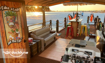 Hammock Time Tiki Tour boat rental operation on Orange Beach, AL 5
