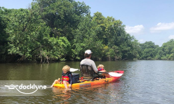 Waco Paddle Company boat rental operation on Waco, TX 1