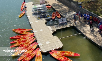 Waco Paddle Company boat rental operation on Waco, TX 2