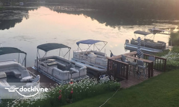 McCrackInn Pontoon And Cabin Rentals boat rental operation on Cameron, WI 3