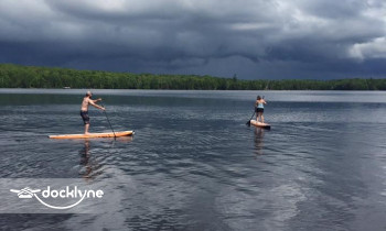 Virgin Timber Resort boat rental operation on Hayward, WI 1