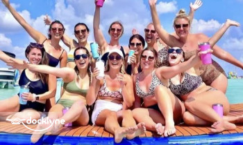 Destin Crab Island Adventures boat rental operation on Destin, FL 1