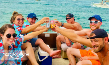 Destin Crab Island Adventures boat rental operation on Destin, FL 6