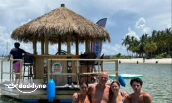 Cruisin Tikis West Palm Beach boat rental operation on Riviera Beach, FL 1