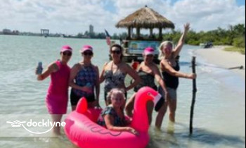 Cruisin' Tikis Treasure Coast boat rental operation on Fort Pierce, FL 13