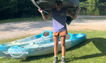 Skip's Huron River Canoe Livery boat rental operation on Ann Arbor, MI 1