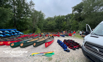 Skip's Huron River Canoe Livery boat rental operation on Ann Arbor, MI 3